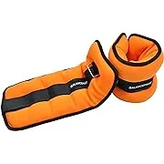 BalanceFrom Fully Adjustable Ankle Wrist Arm Leg Weights, 2.5 lbs Pair