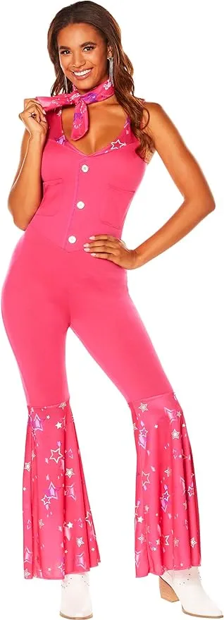 Barbie Pink Cowgirl Adult Costume Large