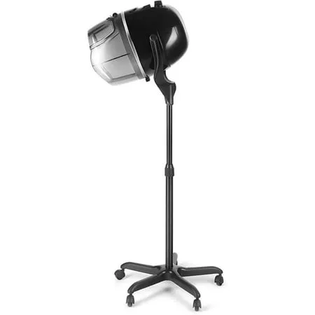 Artist Hand Bonnet Hair Dryer Adjustable Professional Hood Dryer Stand Up Rolling Base with Wheels Salon Equipment