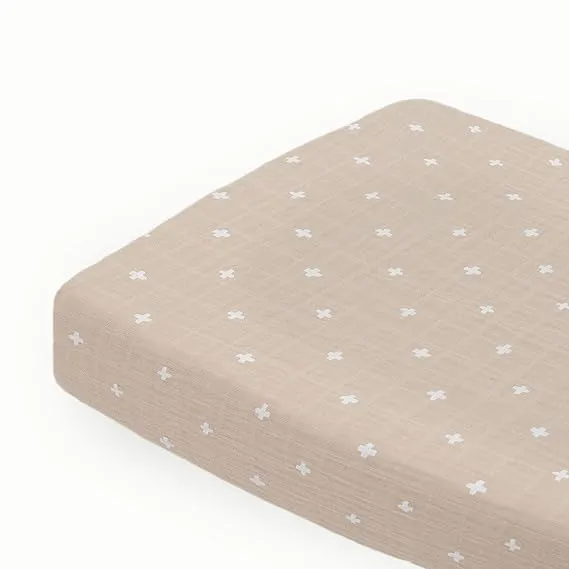 Little Unicorn Cotton Muslin Changing Pad Cover - Farmyard