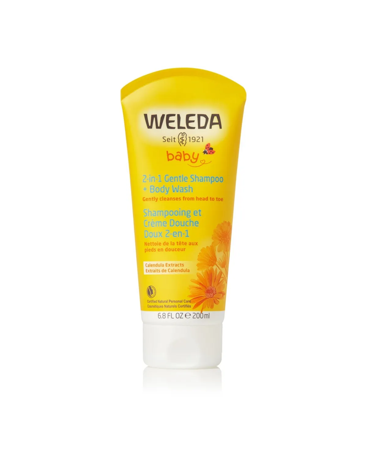 Weleda
           Baby 2-in-1 Gentle Shampoo + Body Wash Calendula -- 6.8 fl oz
        
        
        
        
        
          
          SKU #: 4001638096515
          
            Shipping Weight:
              0.54 lb