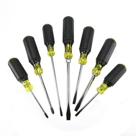 Klein Tools 7 Piece Cushion-Grip Screwdriver Set 85076