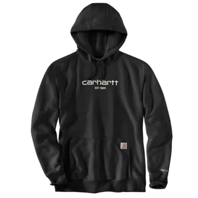 Carhartt Force Relaxed Fit Lightweight Logo Graphic Sweatshirt Black