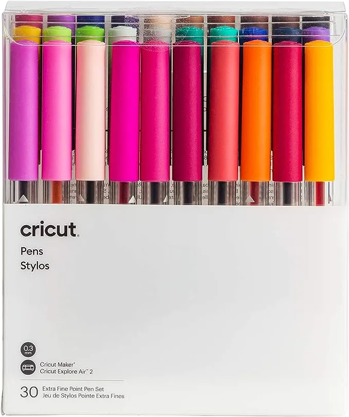 Cricut 30 Count Extra Fine Point Pens Core, Variety