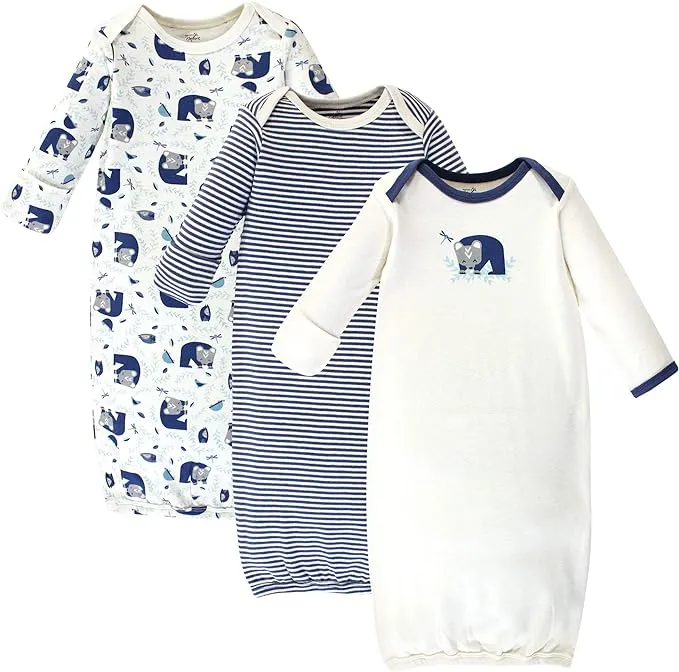 Touched by Nature Unisex Baby Organic Cotton Gowns