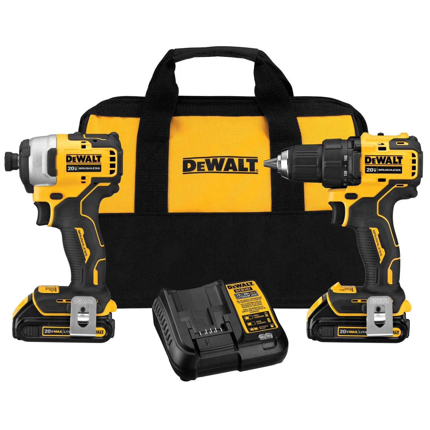 DEWALT ATOMIC 20V MAX 2-Tool Combo Kit