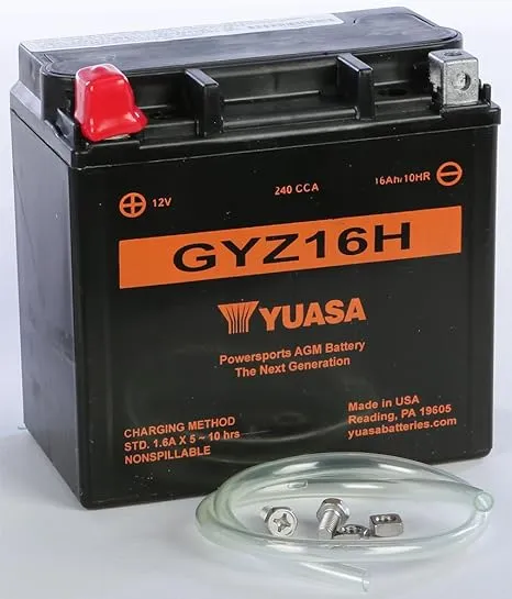 Yuasa (YUAM716GH) GYZ16H Activated Battery