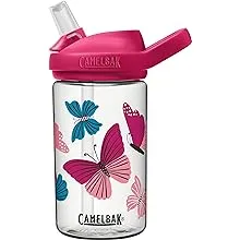 CamelBak Eddy+ Kids 14oz Bottle, Colorblock Butterflies