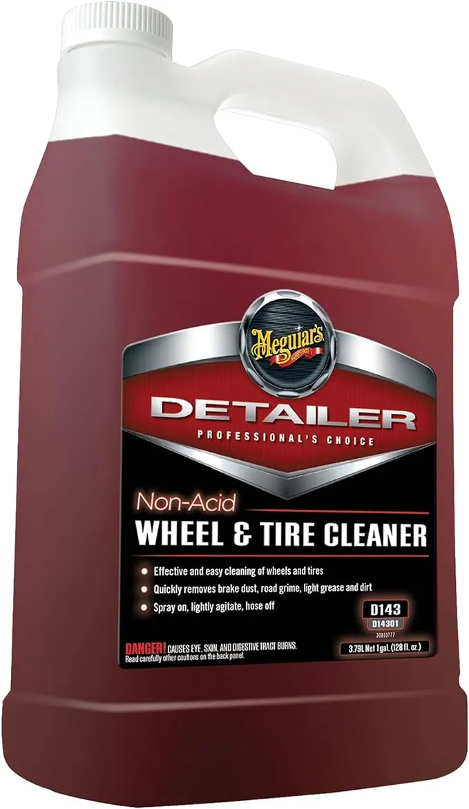 Meguiar's D14301 Non Acid Wheel & Tire Cleaner - 1 gal