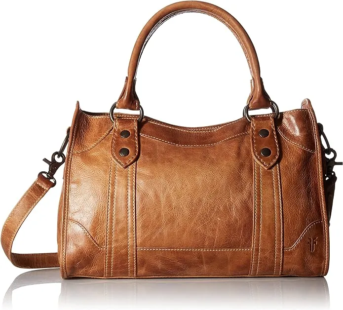 Frye Melissa Zip Satchel Leather Handbag