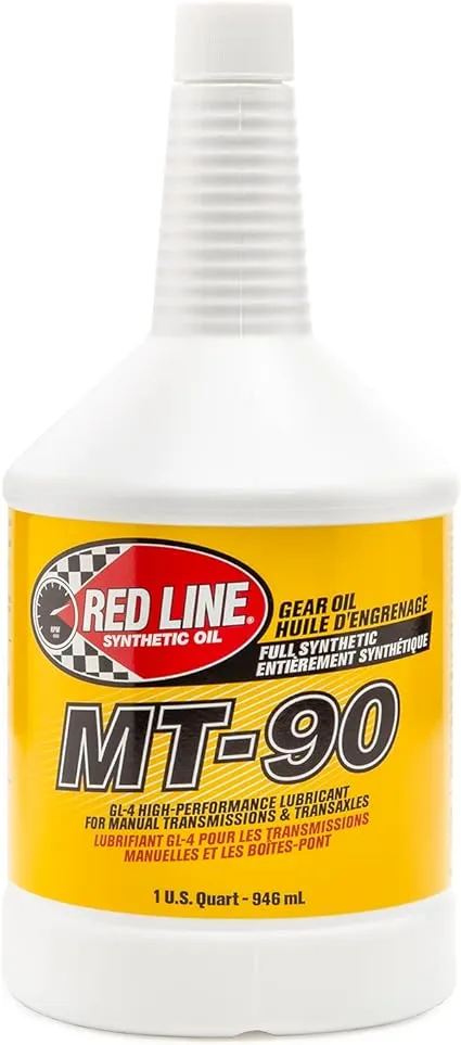 Red Line (50304) MT-90 75W-90 GL-4 Manual Transmission and Transaxle Lubricant - 1 Quart