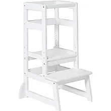 SDADI Adjustable Height Kitchen Step Stool,Kids Learning Stool,Mothers' Helper LT05W