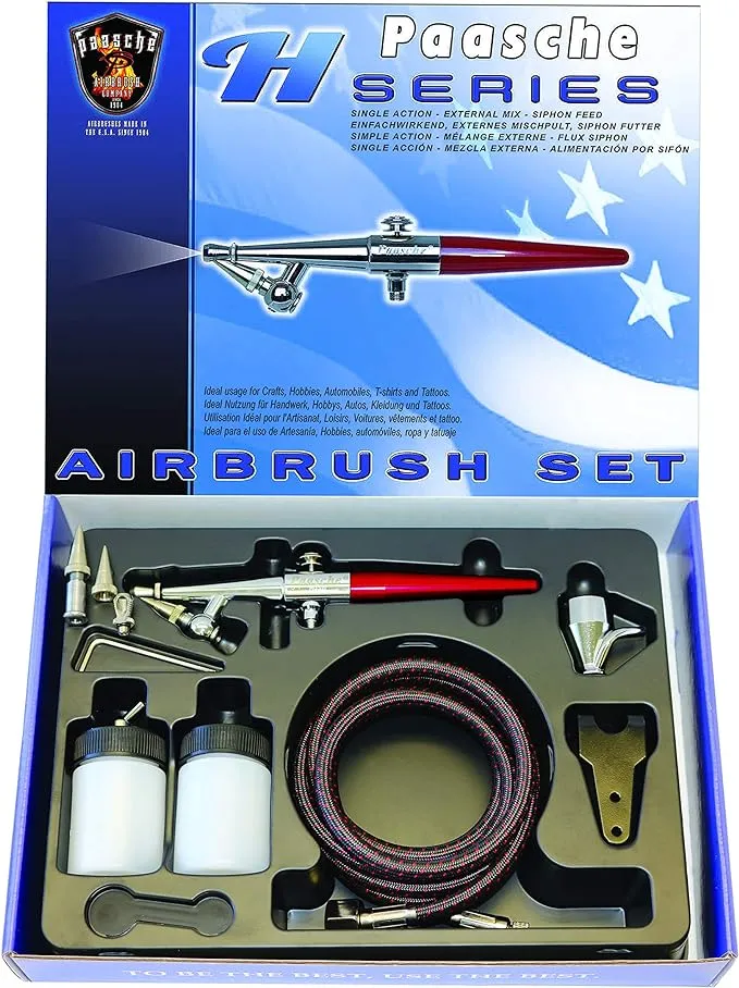 Paasche - Single Action H Airbrush Set