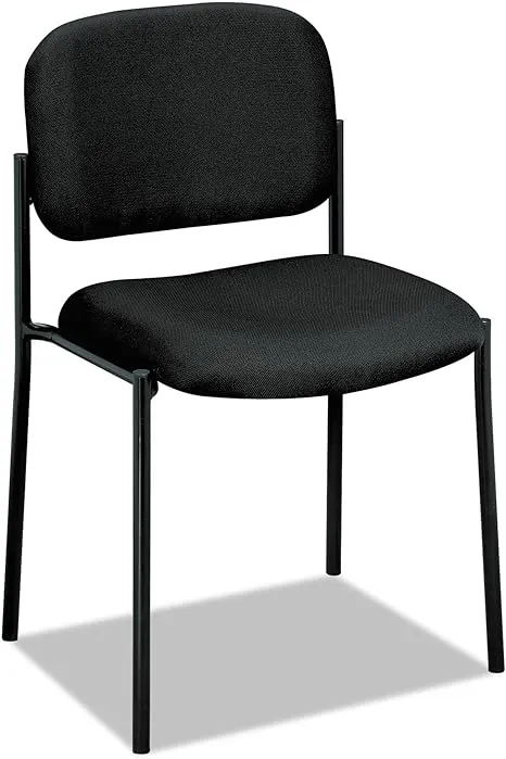 HON Scatter Armless Stacking Guest Chair, BlackHON Scatter Armless Stacking Guest Chair, Black