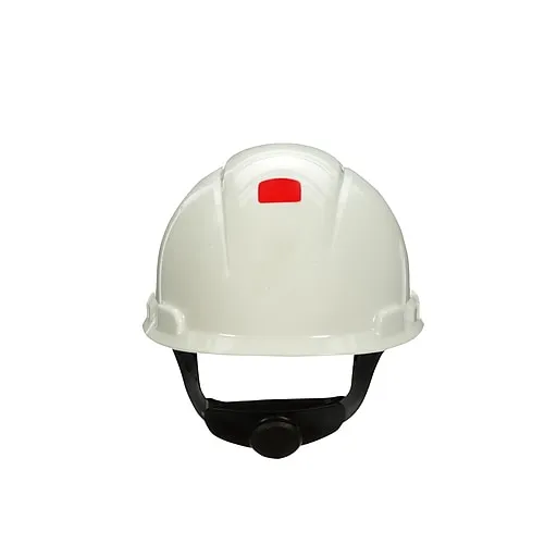 3M SecureFit Hard Hat H-701SFR-UV, White, 4-Point Pressure Diffusion Ratchet Suspension, with Uvicator