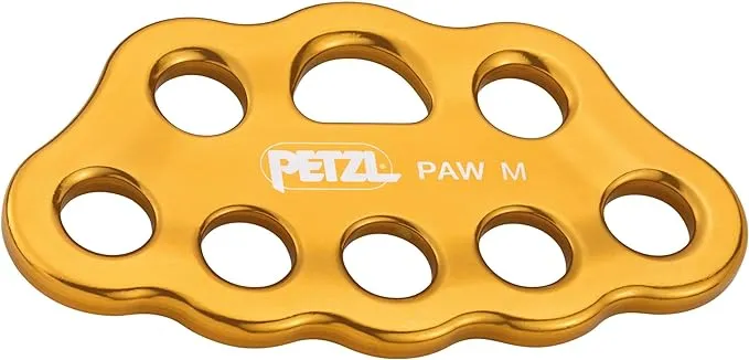 Petzl Paw Medium Rigging Plate Yellow