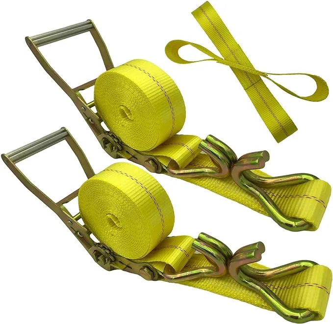 Ratchet Straps， 2&#034; x 17&#039; Heavy Duty Straps Load up to 10000Lbs Cargo Stra