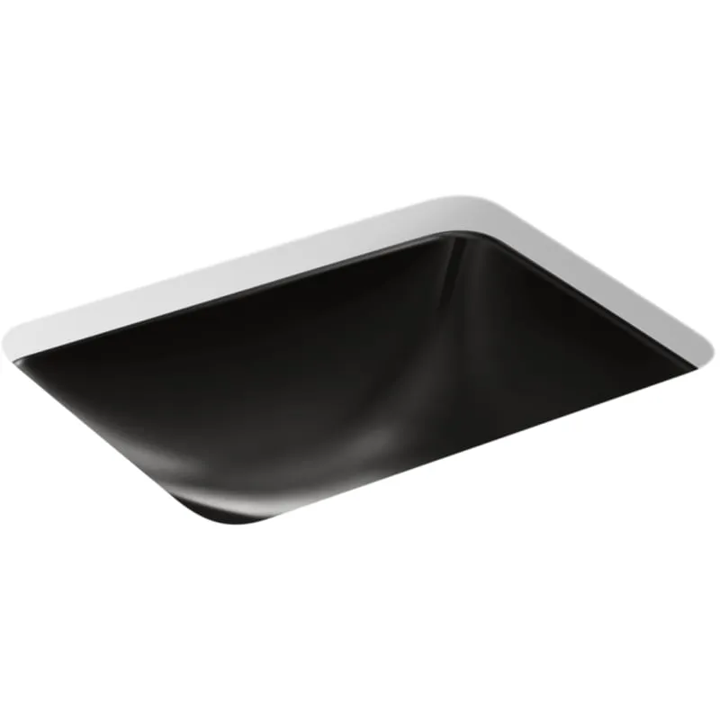 Kohler K-20000-96 Caxton Rectangle Undermount Bathroom Sink - Biscuit