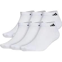 Adidas Originals Men's Low-Cut Cushioned Extended Size Socks, 6 Pack