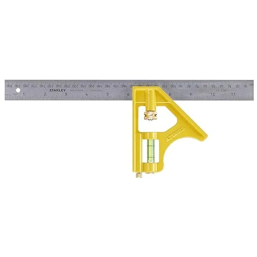 Stanley Tools - Die Cast Combination Square 300mm (12in) - 2-46-028