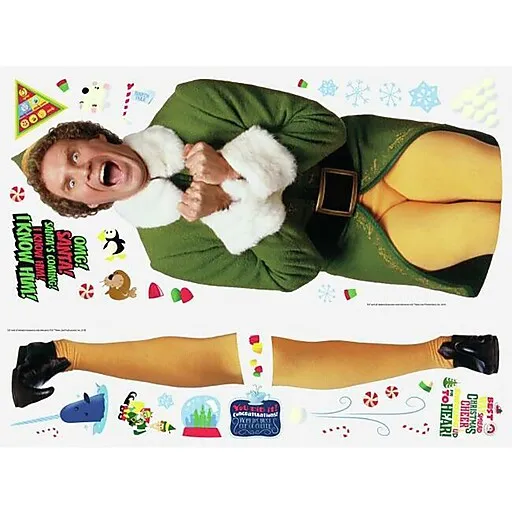 RoomMates Buddy The Elf Giant Peel and Stick Wall Decals