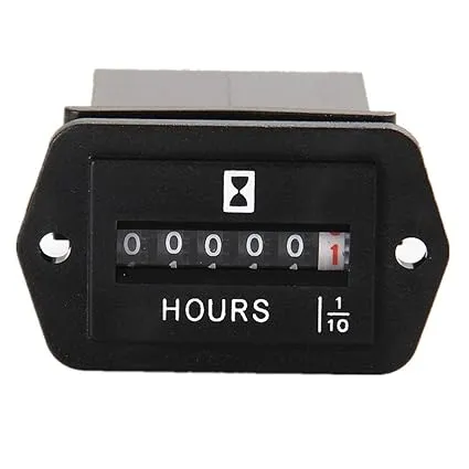 Dc 6-80v Mechanical Hour Meter Aimilar Hourmeter For Diesel Engine Generator Boat Motorcross Motor Truck Tractor