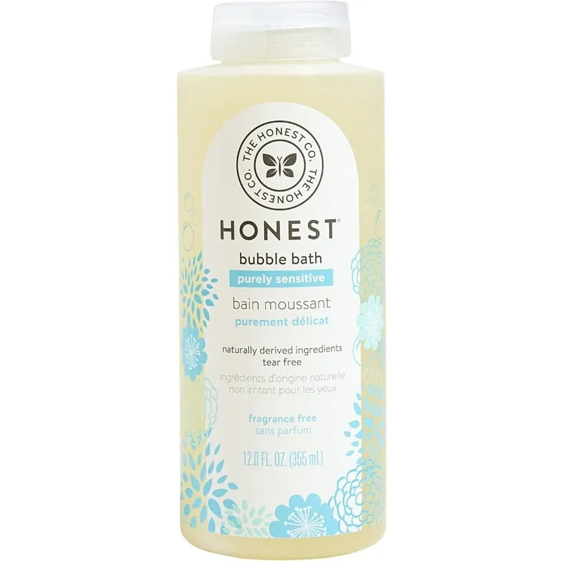 The Honest Company Bubble Bath Sensitive Fragrance Free 12 fl oz