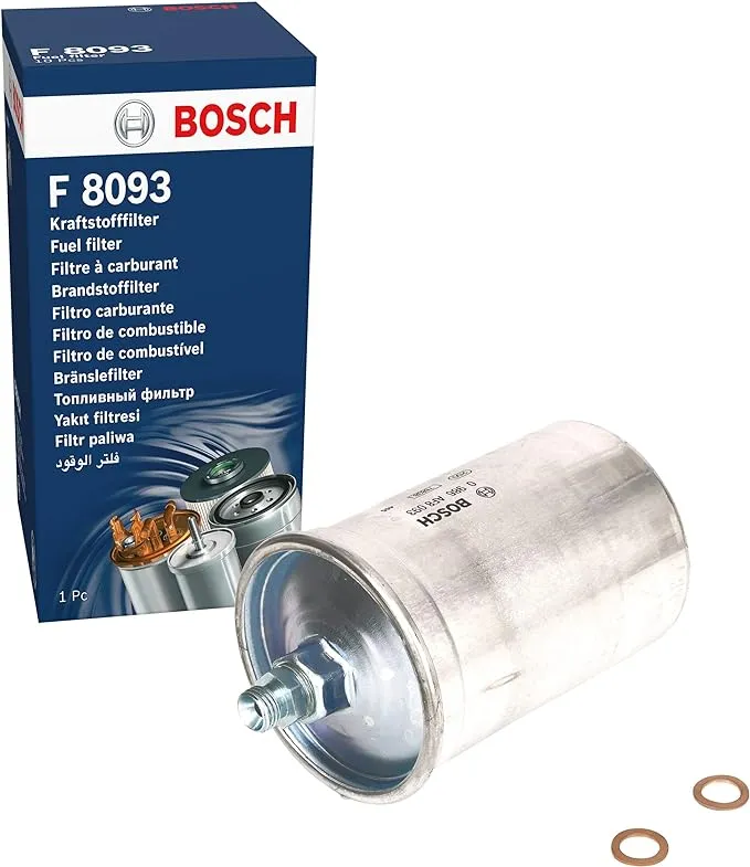 BOSCH 0986AF8093 Gasoline Fuel Filter - Compatible With Select Mercedes-Benz 190E, 300CE, 300E, 300SL, 420SEL, 500SL, 560SEC, 560SEL, 560SL, C220, C280, E320, E420, S420, S500, SL320, SL500 + MoreBOSCH 0986AF8093 Gasoline Fuel Filter - Compatible With Se