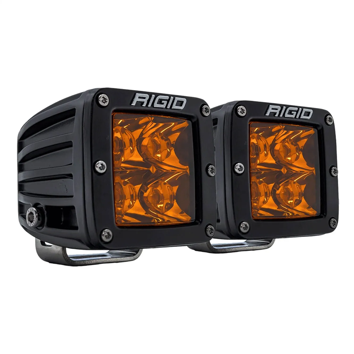 Rigid Industries D-Series Pro Amber Spot Lens Pair 20252