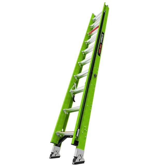 Little Giant Ladders HyperLite M20 20-ft Fiberglass Type 1aa- 375-lb Load Capacity Telescoping Extension Ladder in Green | 17920