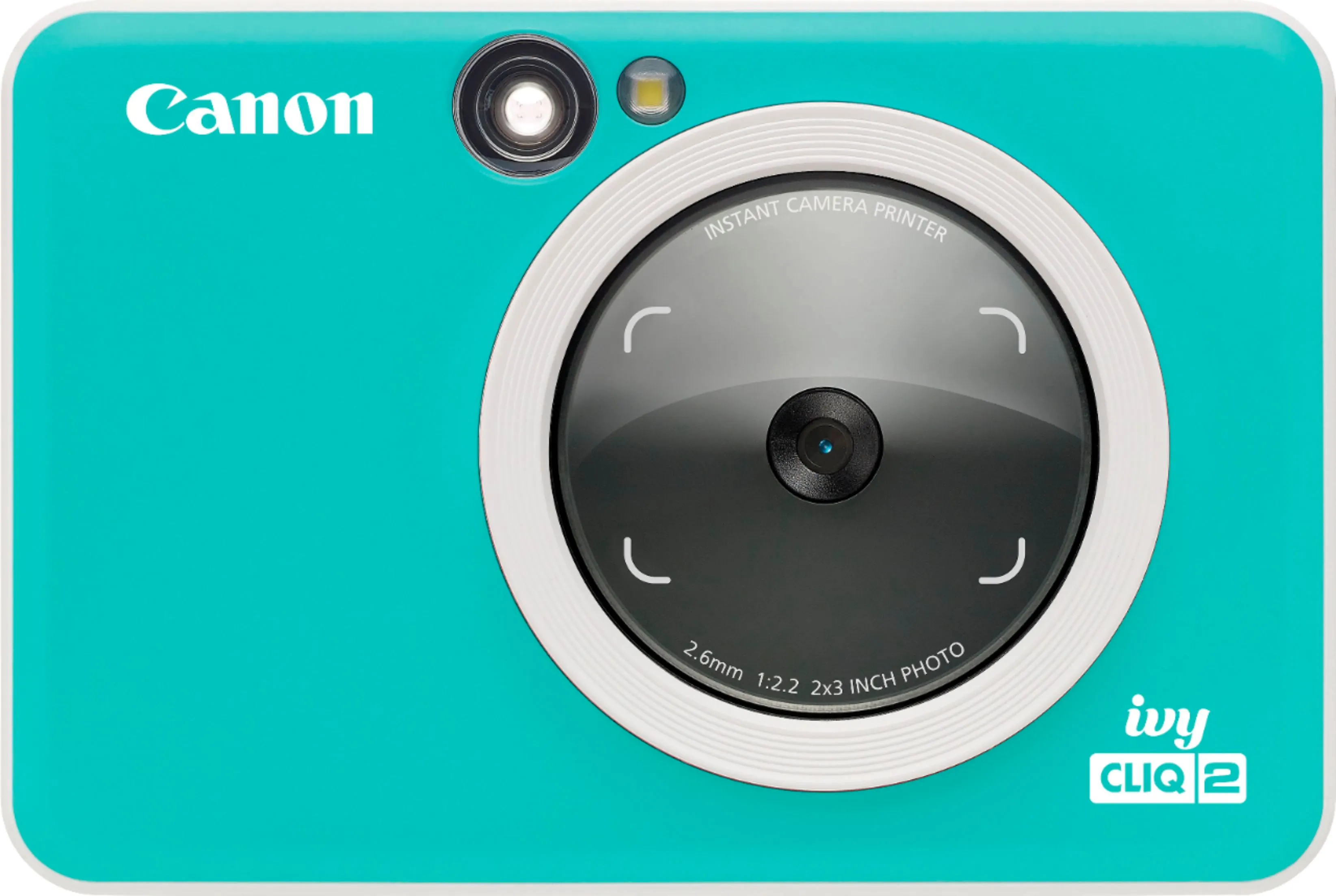 Canon - Ivy Cliq2 - Instant Camera Printer - Turquoise