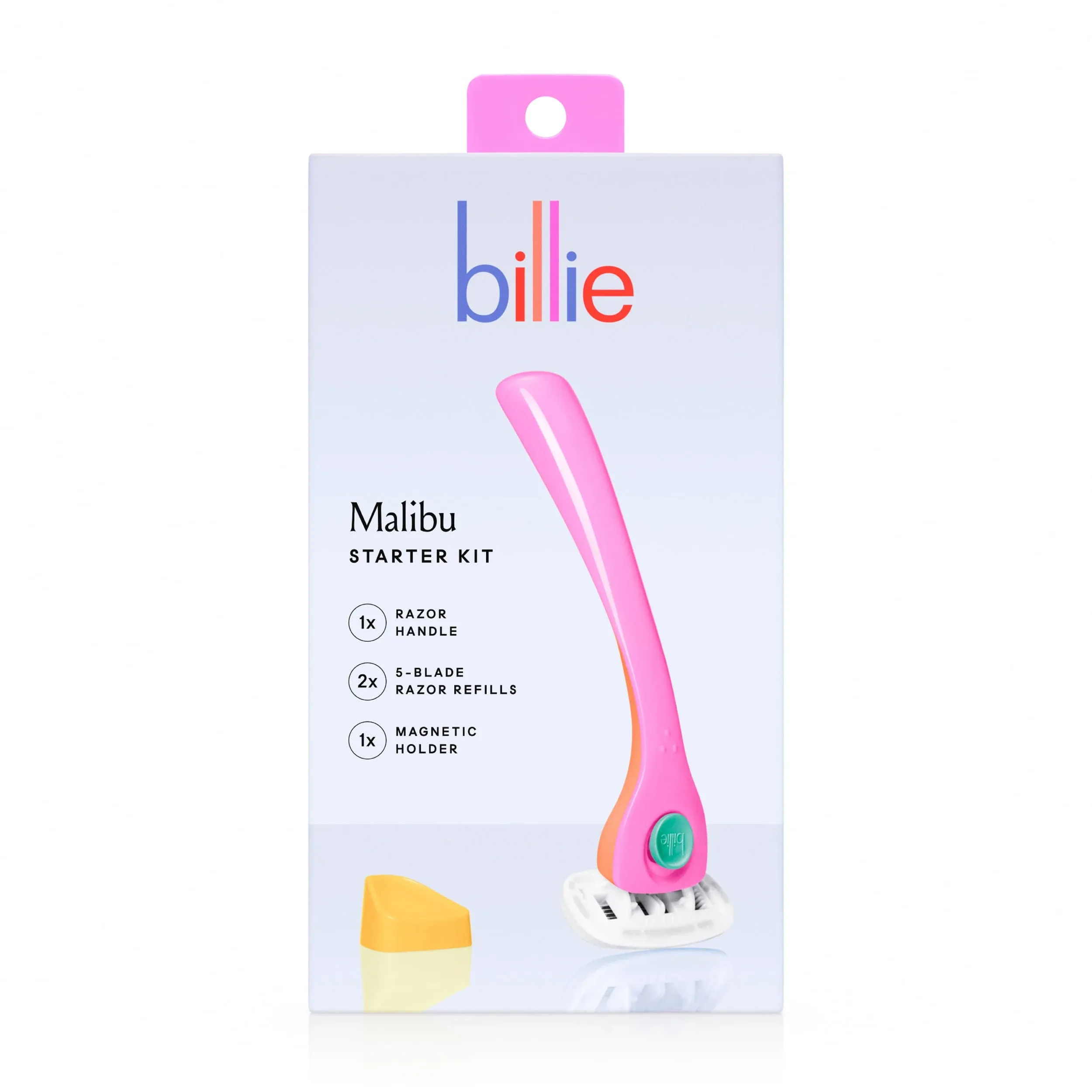 Billie Women Kit Razor + 4 x 5-Blade Razor Refills + Magnetic Holder