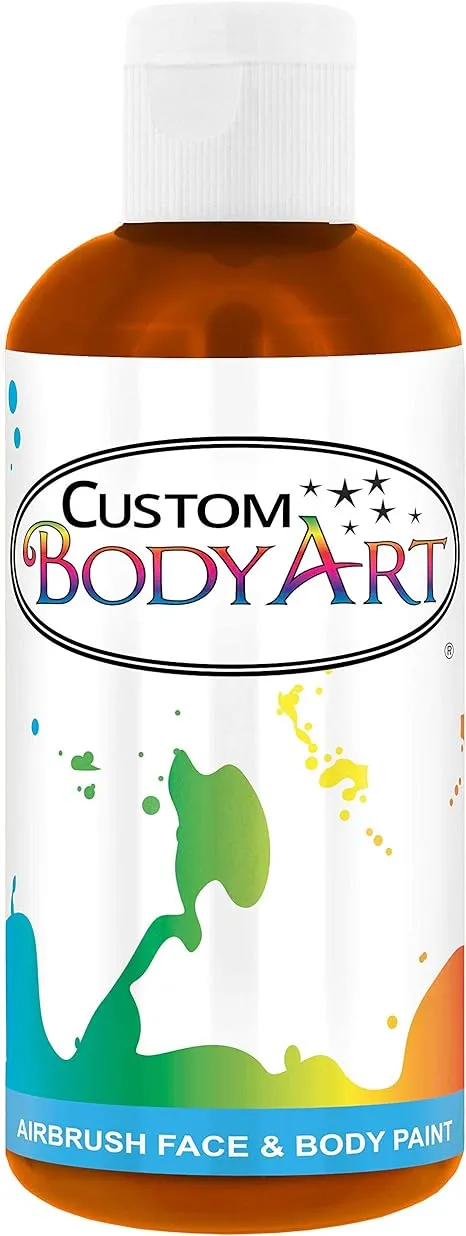 Custom Body Art 8-Ounce White Water Based Airbrush Body Art & Face Paint