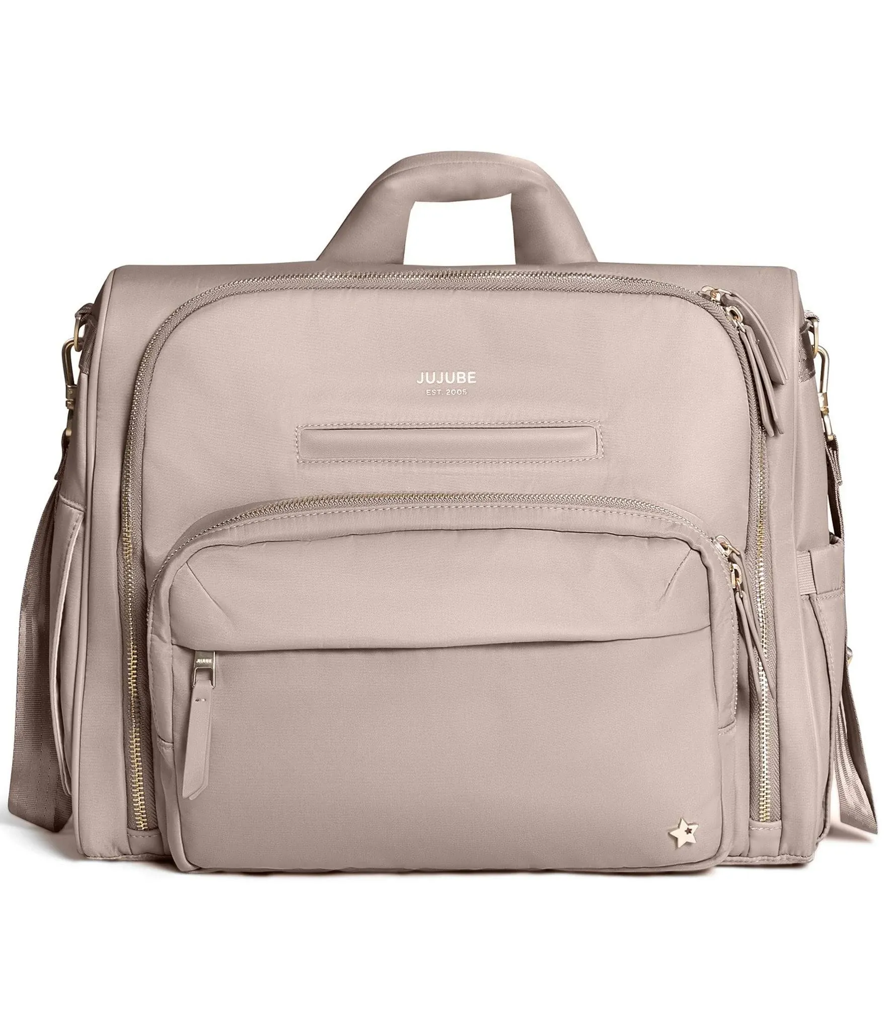 Jujube Satchel Diaper Bag - Taupe