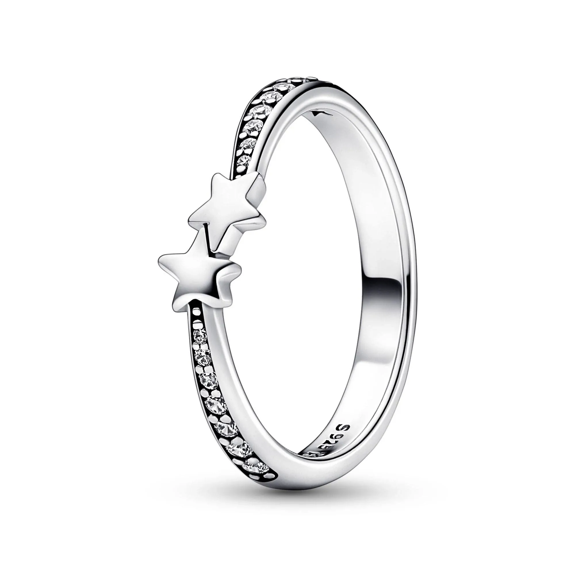 Pandora Shooting Stars Sparkling Ring Size 7