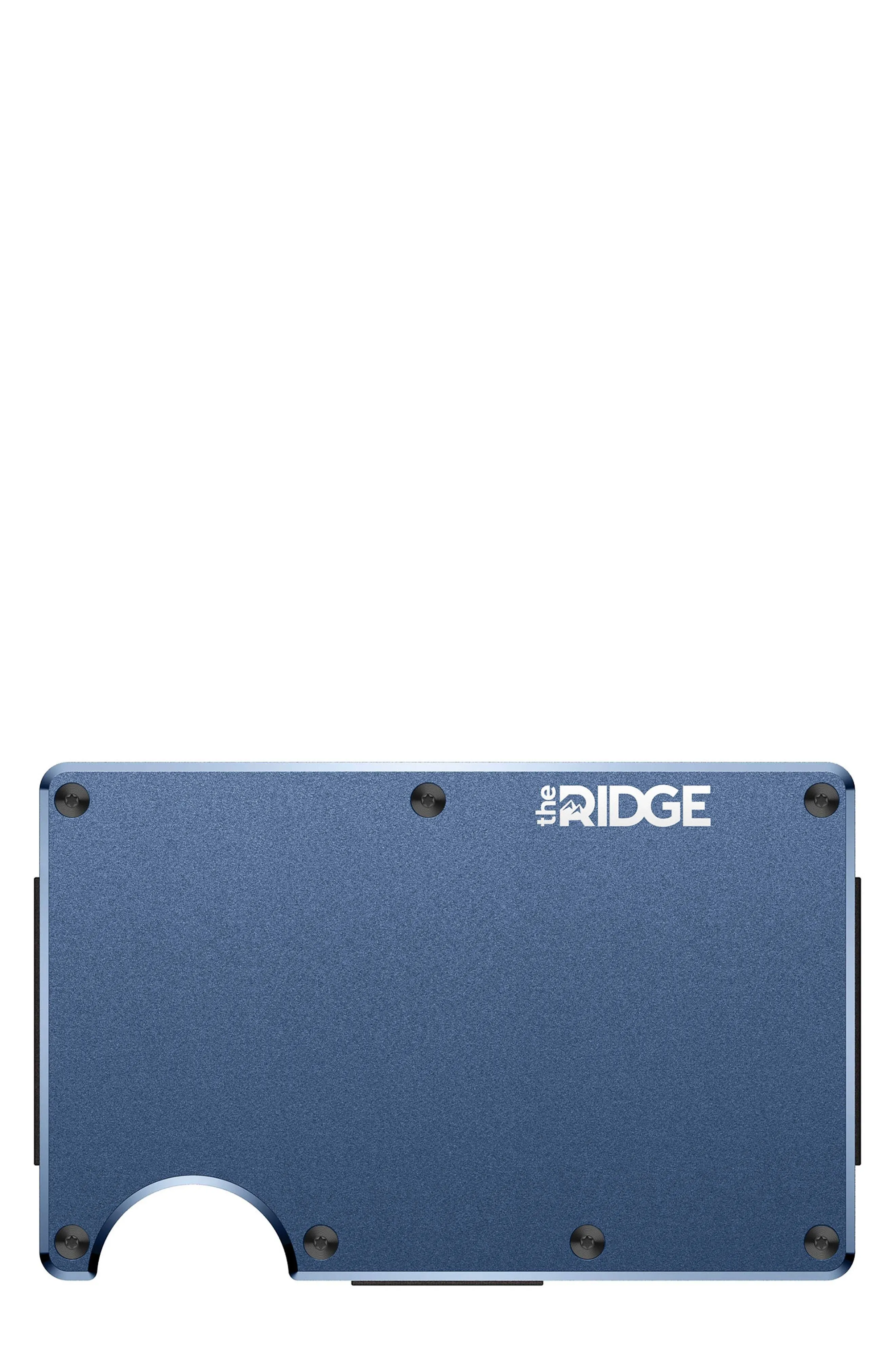 The Ridge Aluminum Wallet | Navy Money Clip