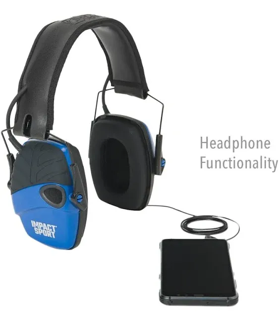 Howard Leight by Honeywell Impact Sport Sound Amplification Electronic Shooting Earmuff