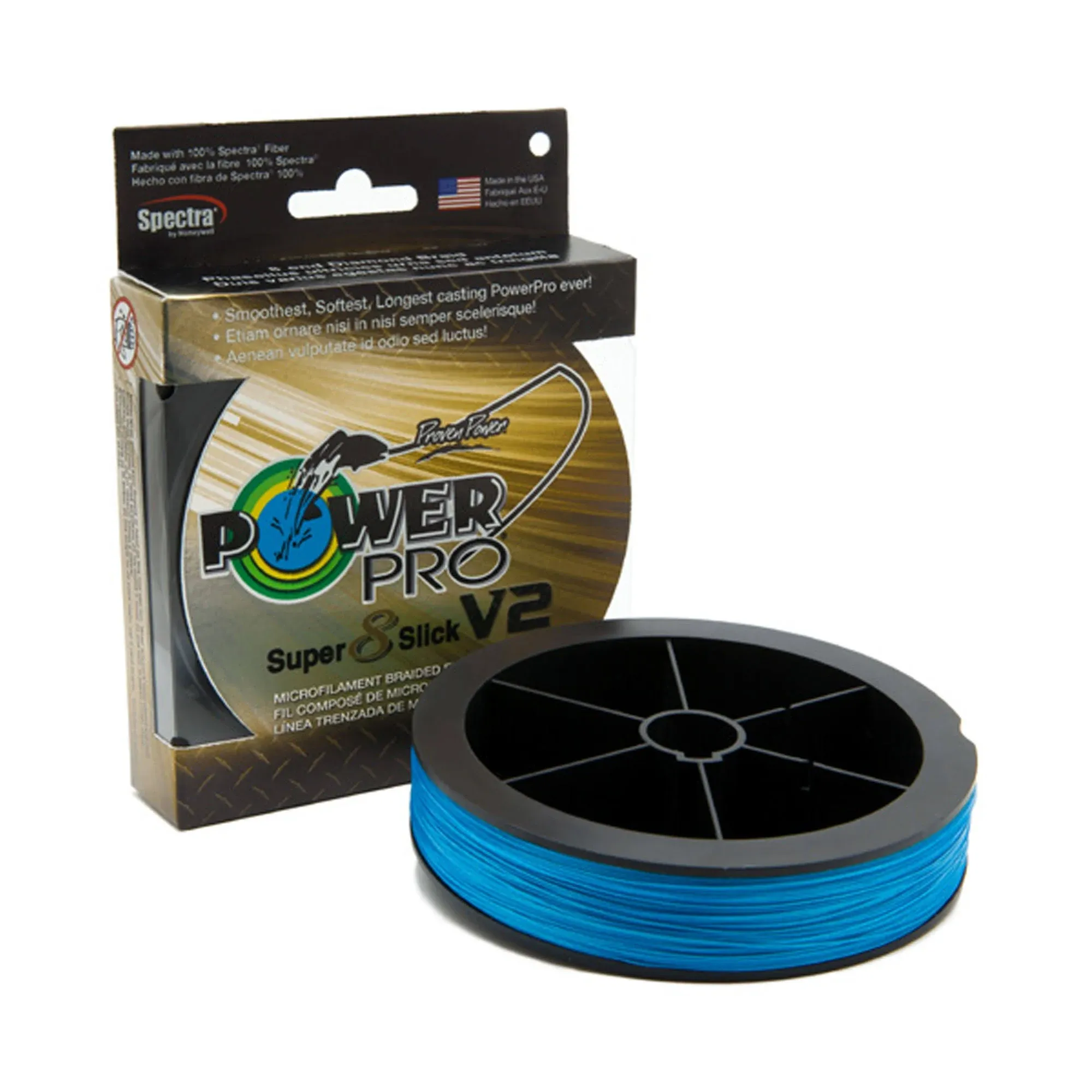 Power Pro Super8Slick V2 Blue Braided Line