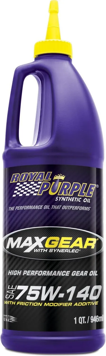 ROYAL PURPLE MAX GEAR 75W140 Quart BOTLE