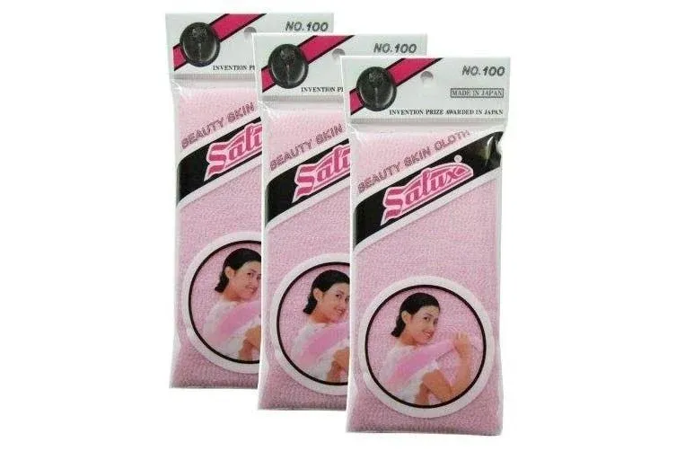 Salux Nylon Japanese Beauty Skin Bath Wash Cloth/Towel