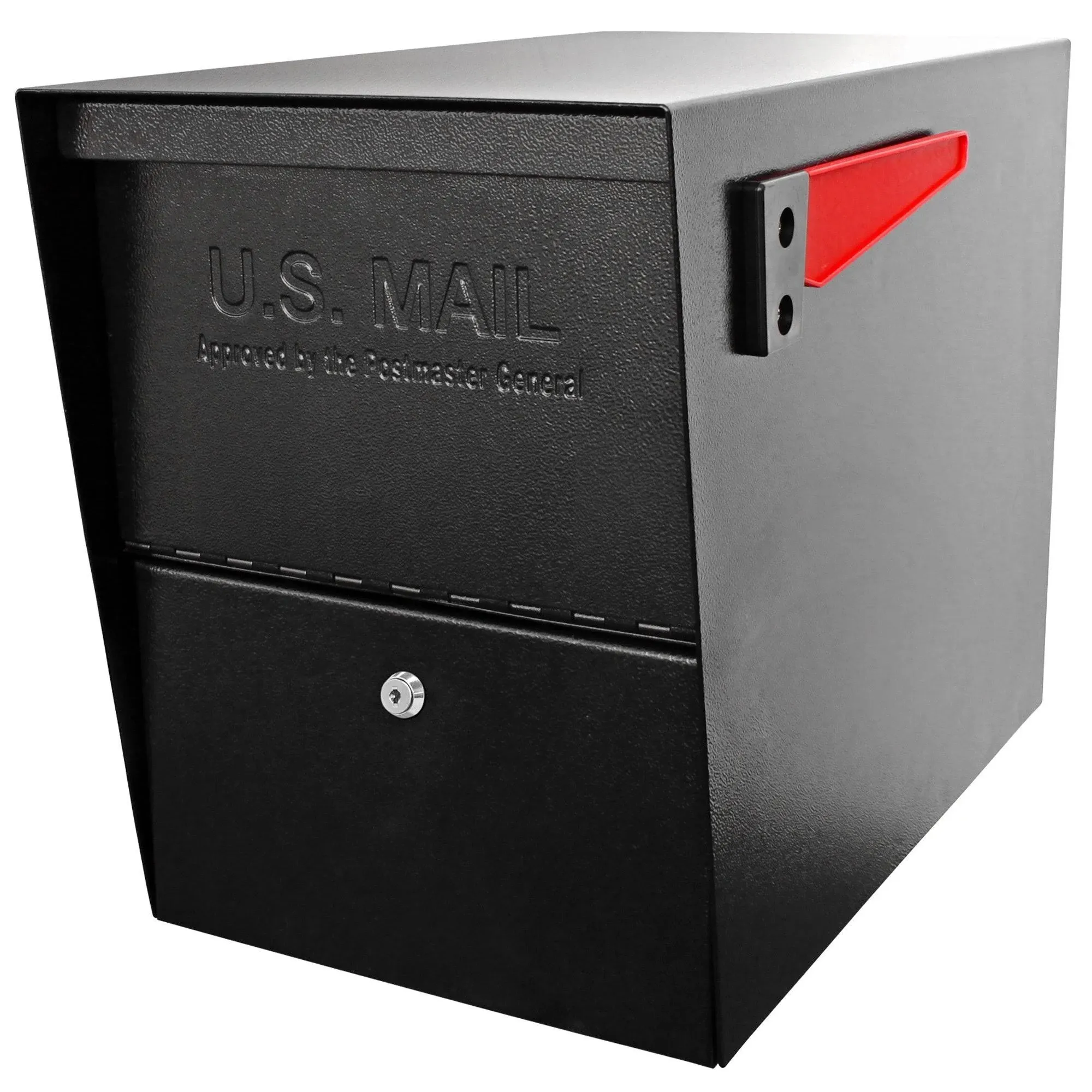 Mail Boss Black Package Master Locking Security Mailbox