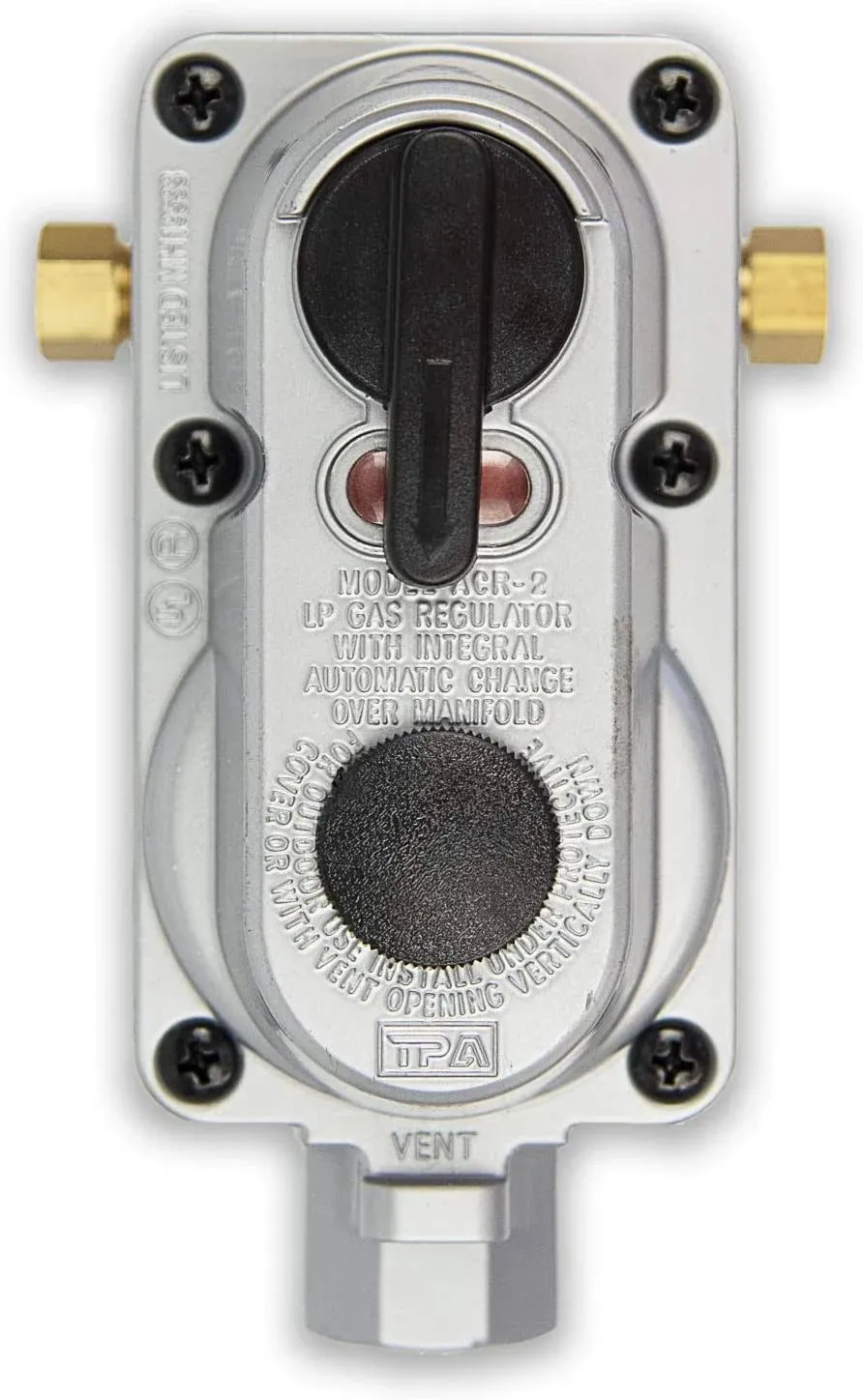 Flame King ACR6 2-Stage Auto Changeover LP Propane Gas Regulator