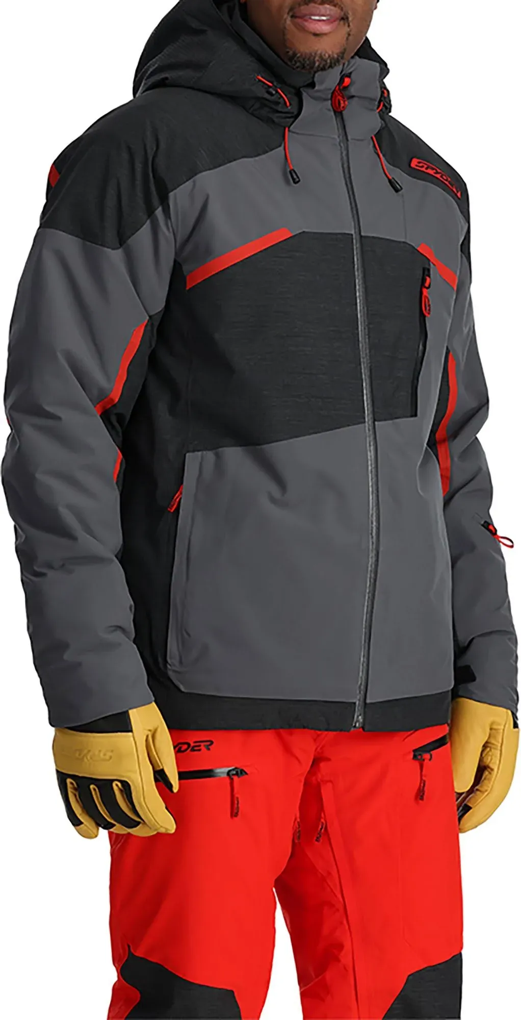 Spyder Men's Leader Jacket - XL - Volcano