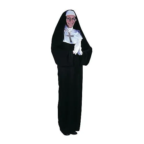 Morris Women's Mother Superior Costume One Size Black