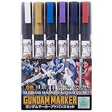 GSI Creos - GMS124 Gundam Marker Advanced Set, Mr. Hobby