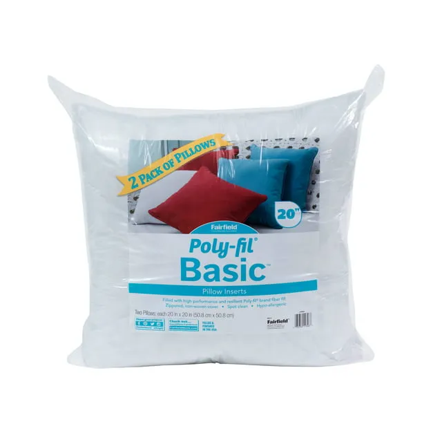 Poly Fil Basic 2PK Pillow Inserts