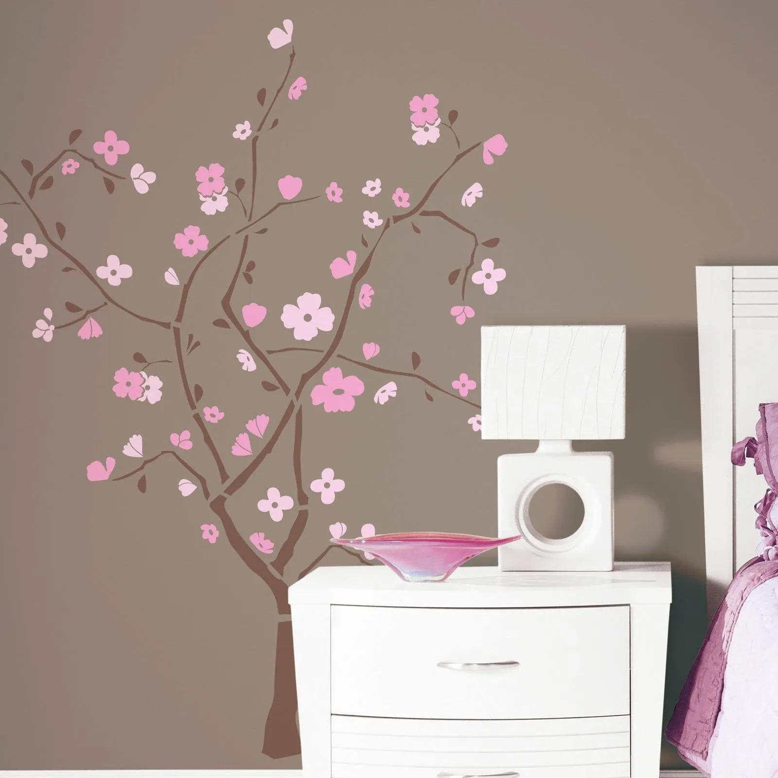 :: RoomMates Peel &amp; Stick Wall Decal - Cherry Blossom Tree XL over 3ft tall NEW 