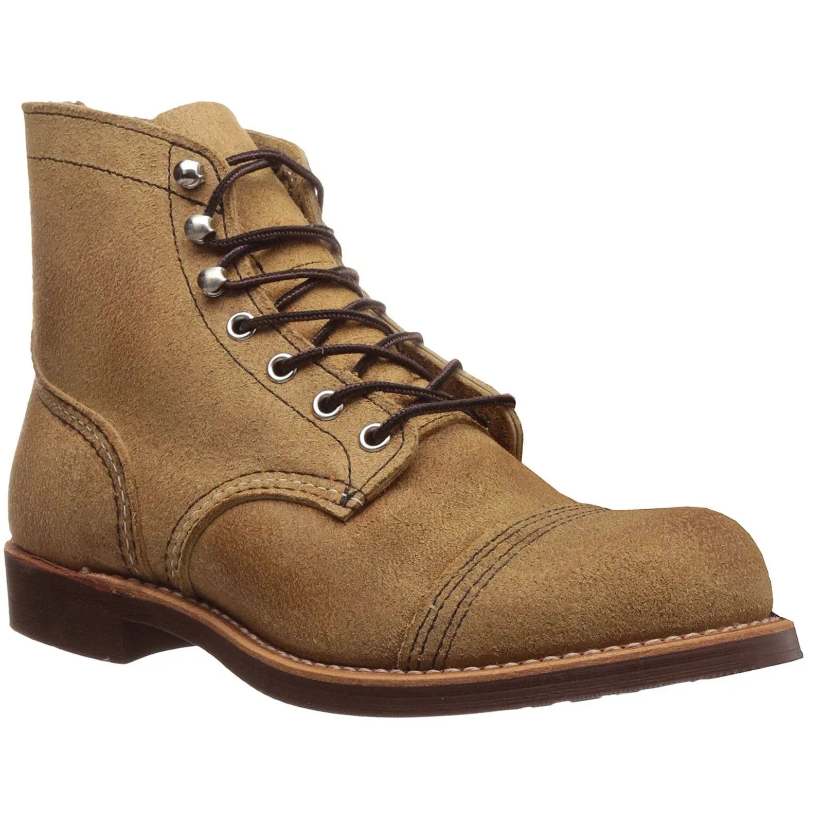 Red Wing Heritage 8111 Iron Ranger 6" Cap Toe Men's Boots, Amber, 10