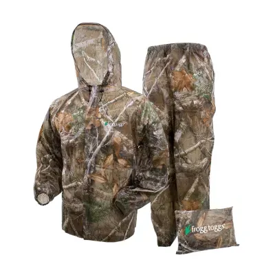 Frogg Toggs Men's Ultra-Lite2 Rain Suit, Realtree Edge, XL