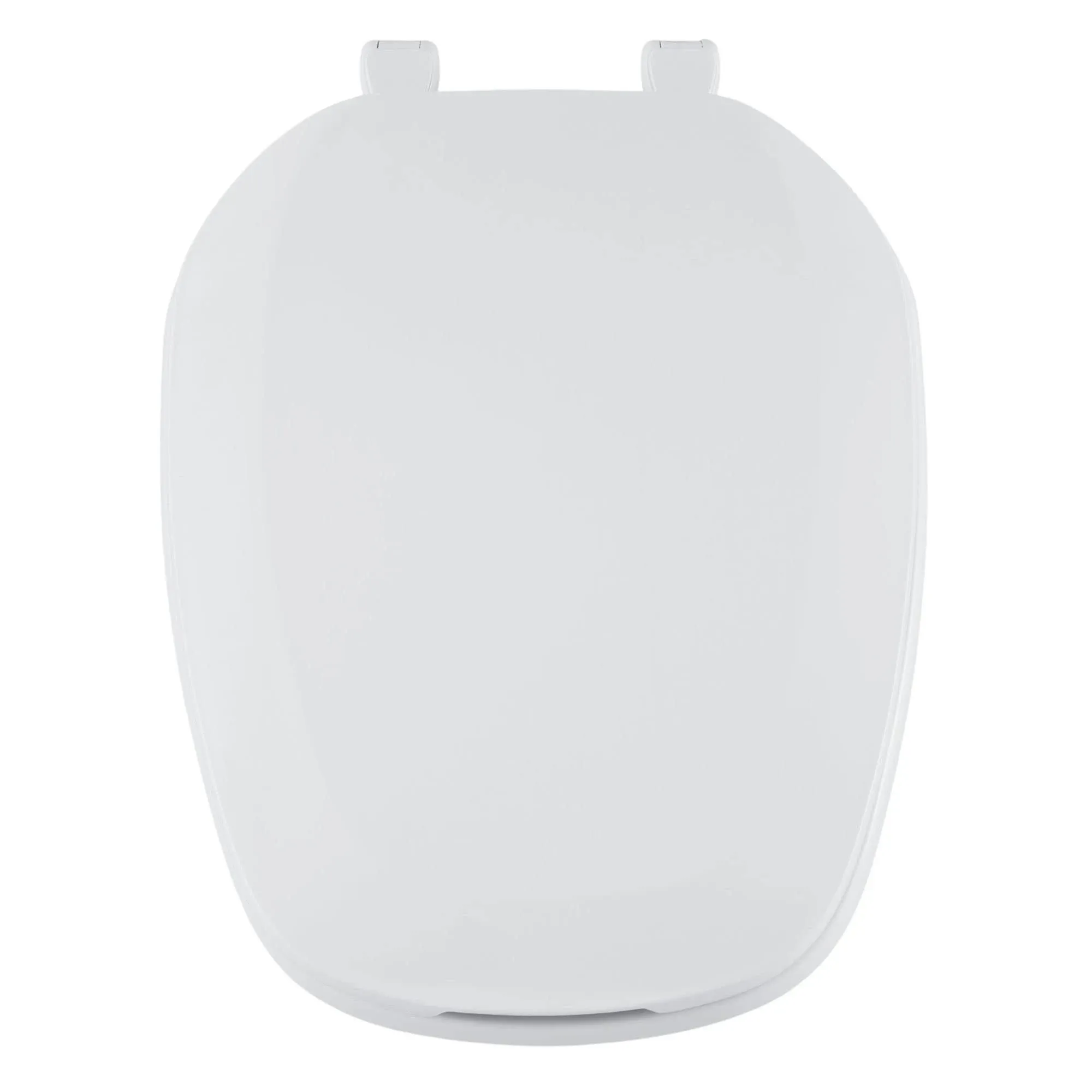 Eljer Emblem round Closed Square Front Toilet Seat high Gloss Finish in White